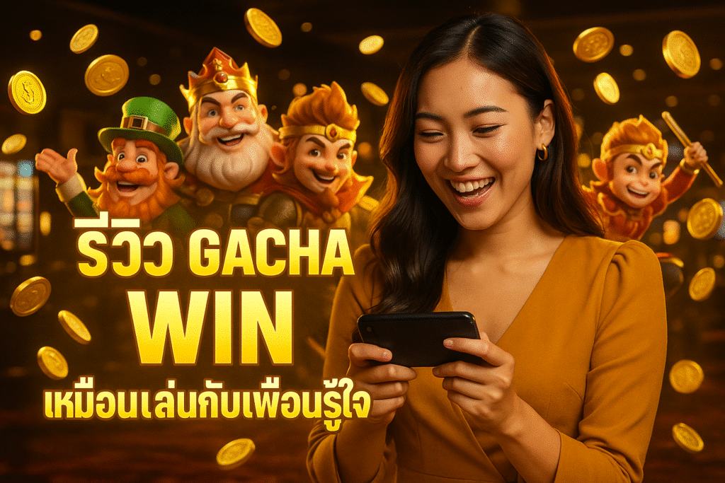 GACHA WIN เหมือนเล่นกับเพื่อนรู้ใจ