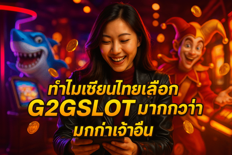 ทำไมเซียนไทยเลือก G2GSLOT มากกว่าเจ้าอื่น