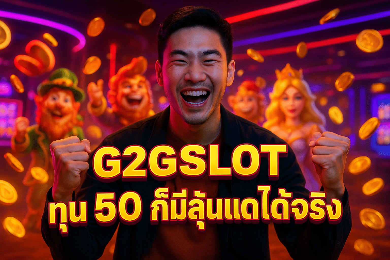G2GSLOT ทุน 50 ก็มีลุ้นแตกได้จริง